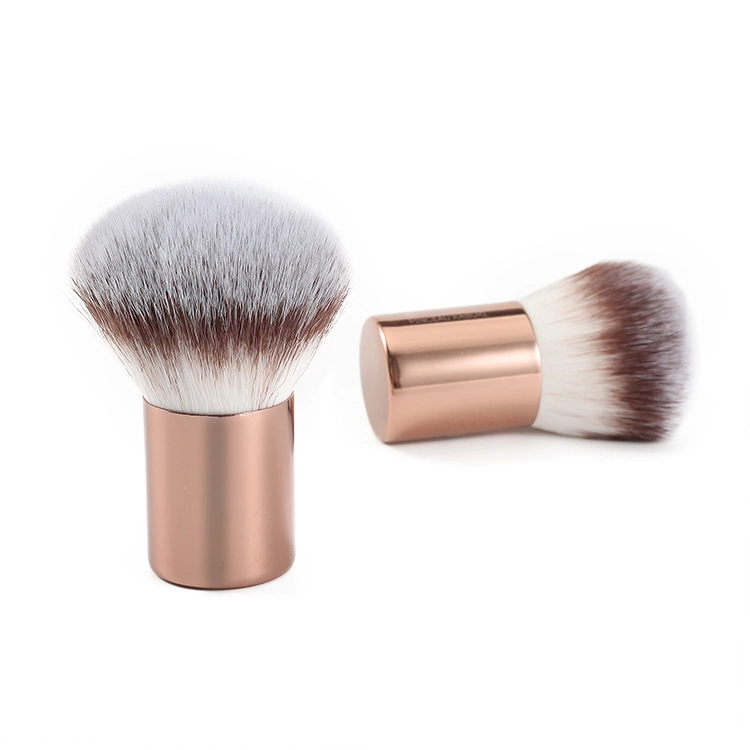 Rose Gold Kabuki Face Brush for Mineral Stippling Makeup Powder Makeup Brush