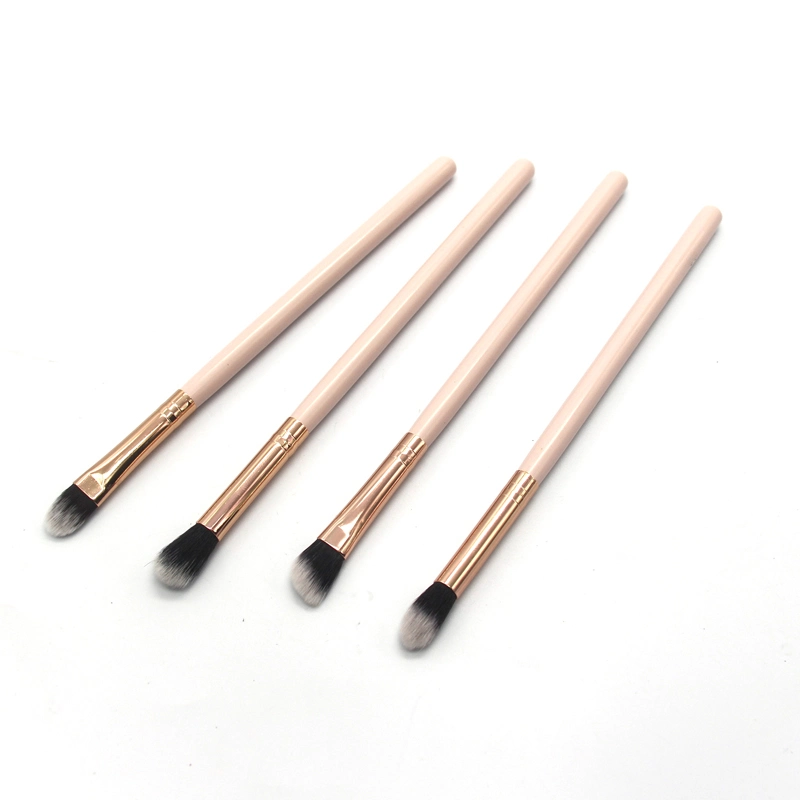 4PCS Pink Makeup Brushes Tool Set Cosmetic Powder Eye Shadow Foundation Blush Blending Beauty Make up Brush Maquiagem