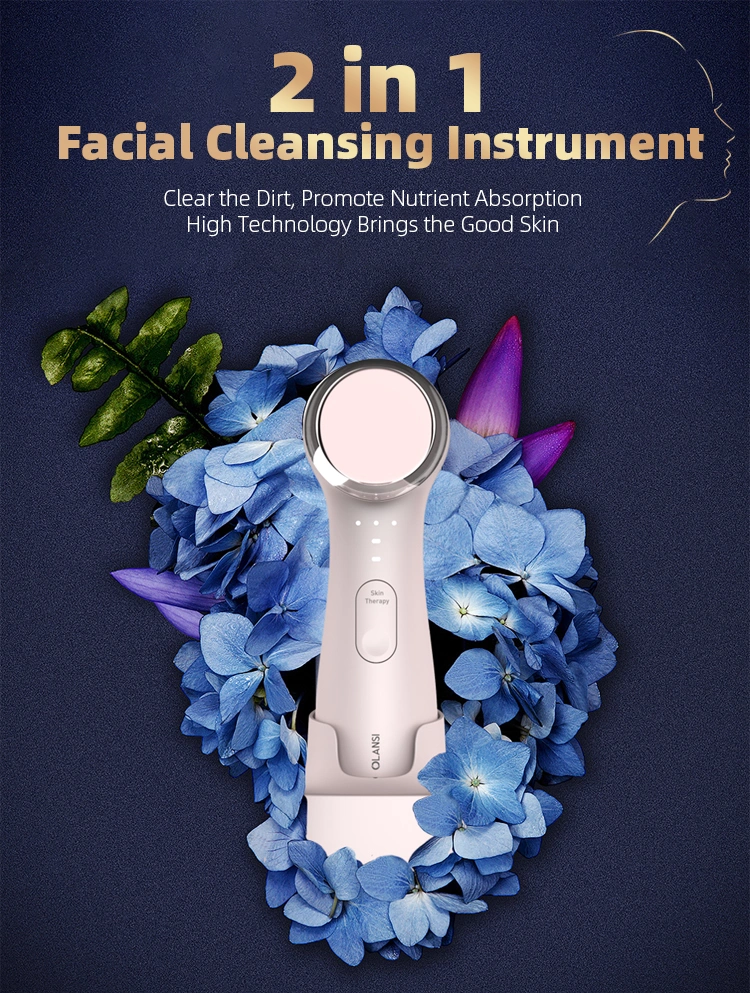 Olansi Comfortable Lift Skin Beauty Electrical Face Facial Deep Cleansing Brush for Pore