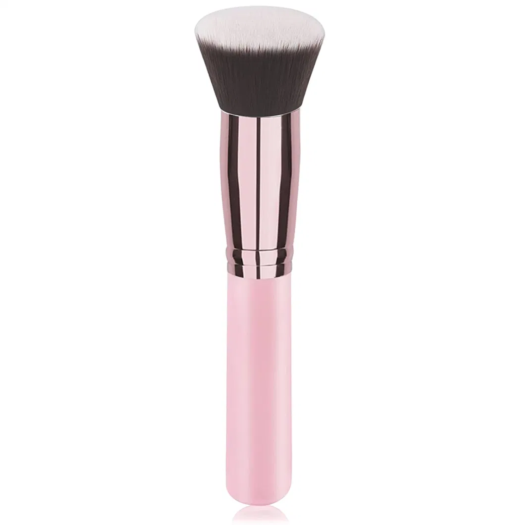 Foundation Brush Flat Top Kabuki Brush Premium Makeup Brush for Liquid Makeup, Cream or Flawless Powder Cosmetics, Buffing, Stippling, Concealer