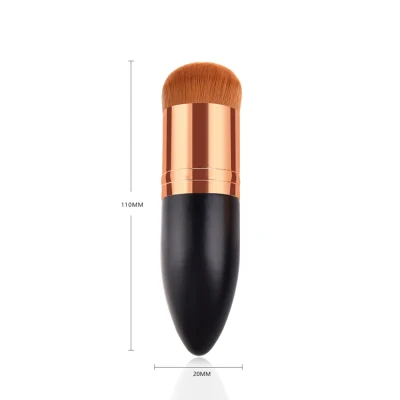 Foundation-Make-up-Pinsel/Unser professioneller Kabuki-Flachtupfpinsel funktioniert mit flüssiger/mineralischer Puder-Foundation