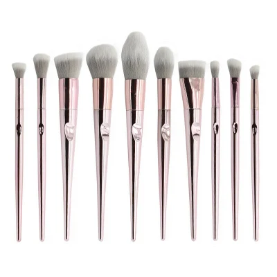 10-teiliges Make-up-Pinsel-Set, kosmetisches Foundation-Lippen-Mischpinsel-Werkzeug